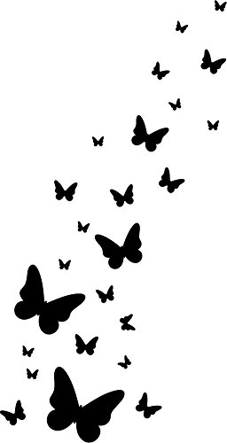 Unbekannt Folienufkleber ***Schmetterlinge*** - Bogen zum selbst dekorieren Folienfarbwahl! von Unbekannt