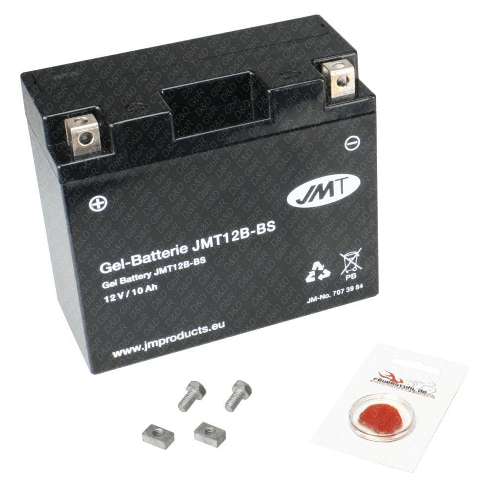 Gel-Batterie für Aprilia Sportcity 125, 2004-2008 (Typ VB), wartungsfrei, inkl. Pfand €7,50 von JMT