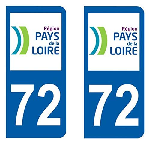 Générique Sticker immatriculation 72 - Sarthe - Auto von Unbekannt