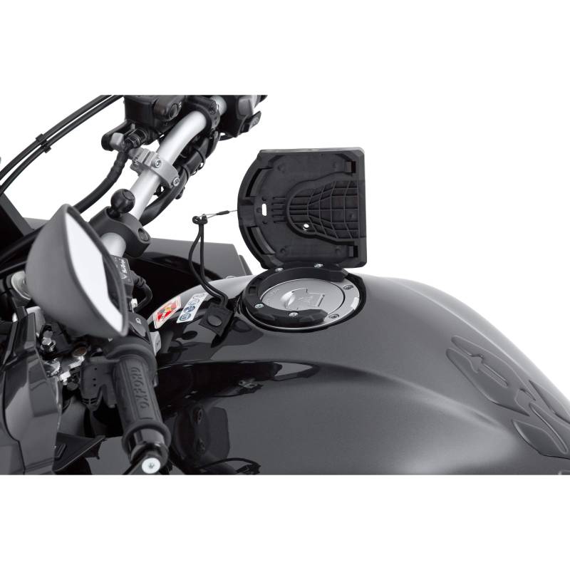SW-Motech Zubehör Motorrad-Tankrucksack Quick Lock Quick-Lock EVO Oberring/Basisadapter, Unisex, Multipurpose, Sommer, Kunststoff, schwarz von SW-Motech