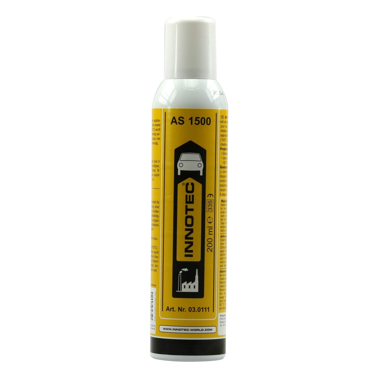 Innotec AS 1500 Schmierfett Montagefett bis 1500°C Lithium-Fett aud Edelmetallbasis, 200 ml von Innotec