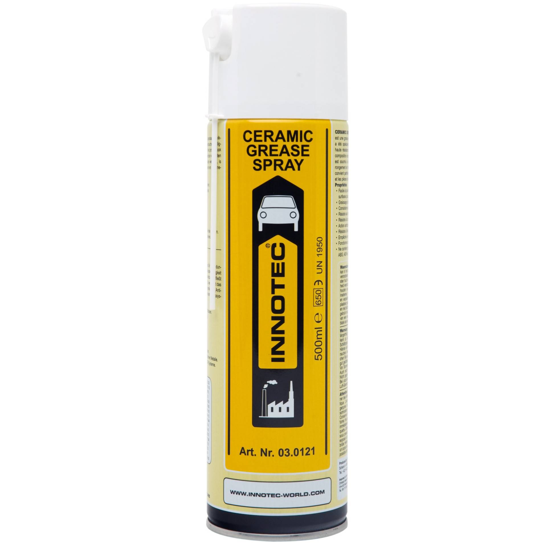 Innotec Ceramic Grease Spray Keramikspray Keramikpaste Montagespray Keramikfett 500ml Spraydose von Unbekannt