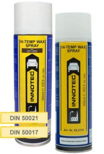 Innotec Unterboden- & Hohlraumschutz | Hi-Temp Wax - Spray - Schwarz (6100) 500ml von Unbekannt