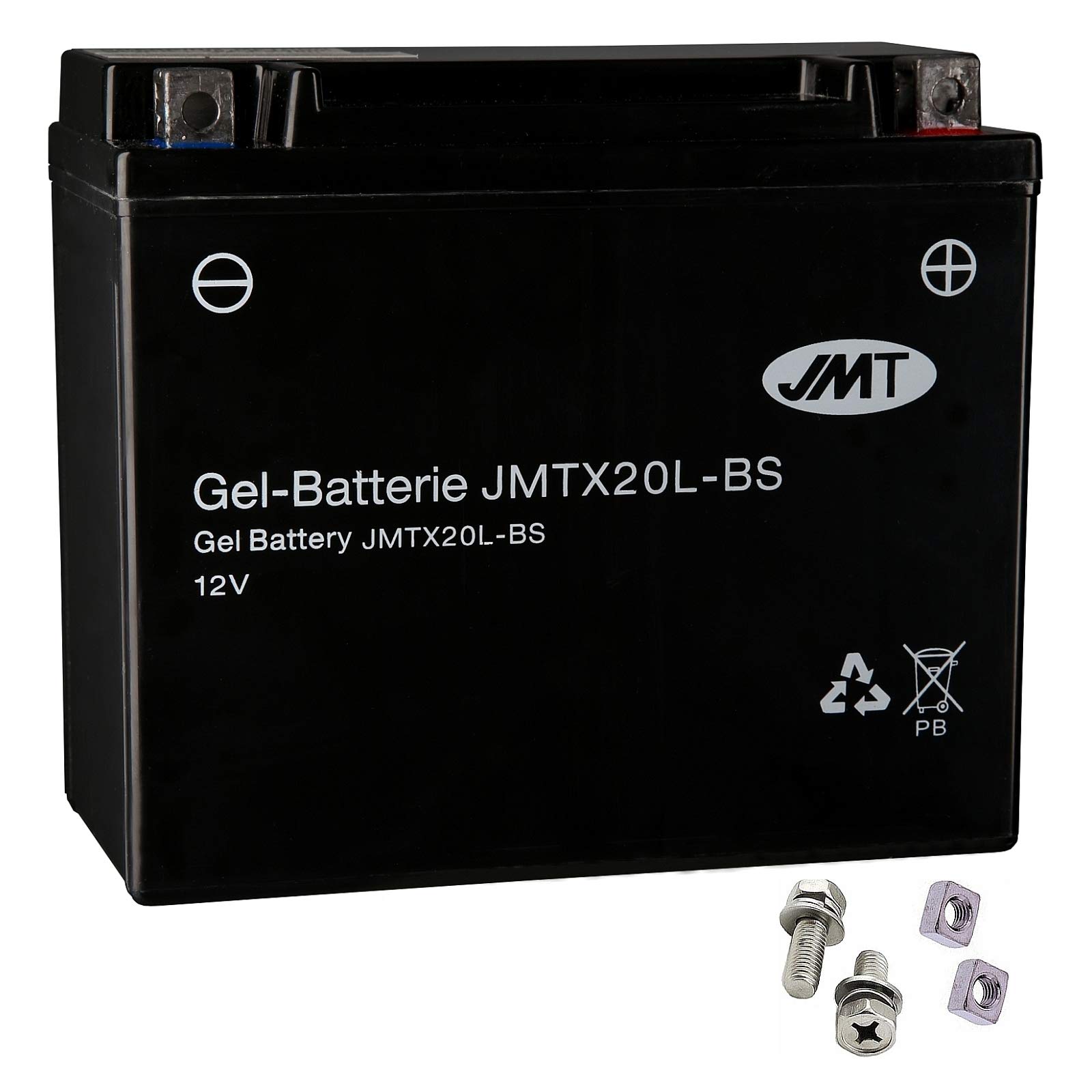 YTX20L-BS Gel Batterie für FXDB 1690 Dyna Street Bob ABS Baujahr 2014-2017 von JMT von Unbekannt