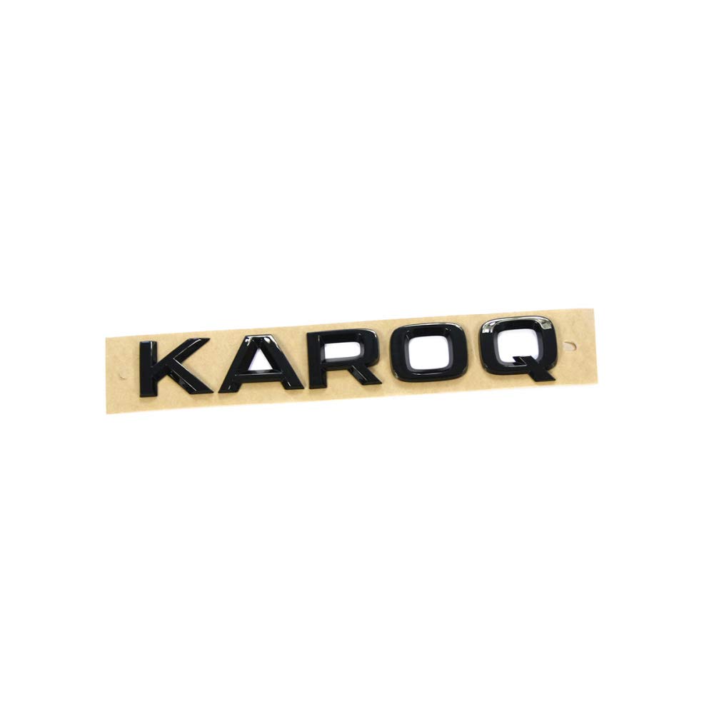Skoda 57A853687D041 Schriftzug Karoq Emblem Buchstaben Blackline Logo, schwarz von Skoda