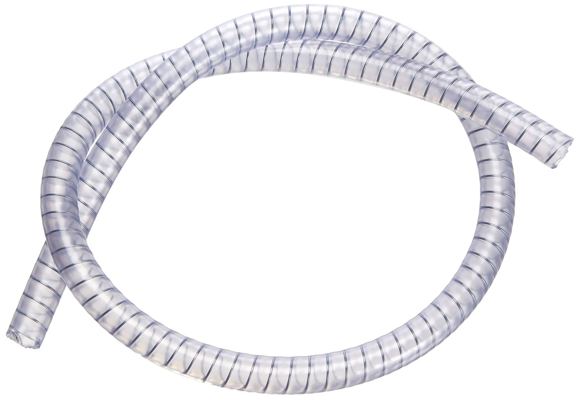 Kühlwasserschlauch Motoforce, transparent, mit Stahlspirale, d=12x18mm, 1 Meter (für Piaggio-Motor) von MOTOFORCE