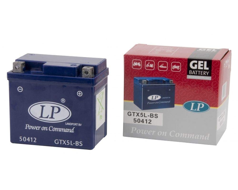 LANDPORT Batterie 12 V 4 Ah (GTX5-3) [wartungsfrei & versiegelt] kompatibel für Hyosung, Malaguti, Yamaha von Unbekannt