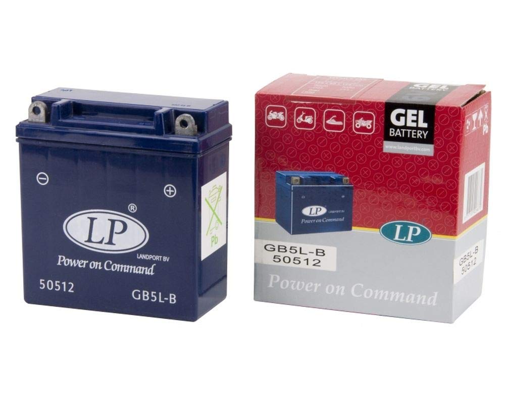 LANDPORT Batterie 12 5 Ah (GB5L-B) [wartungsfrei & versiegelt] kompatibel für Malaguti, Simson, Vespa von Unbekannt
