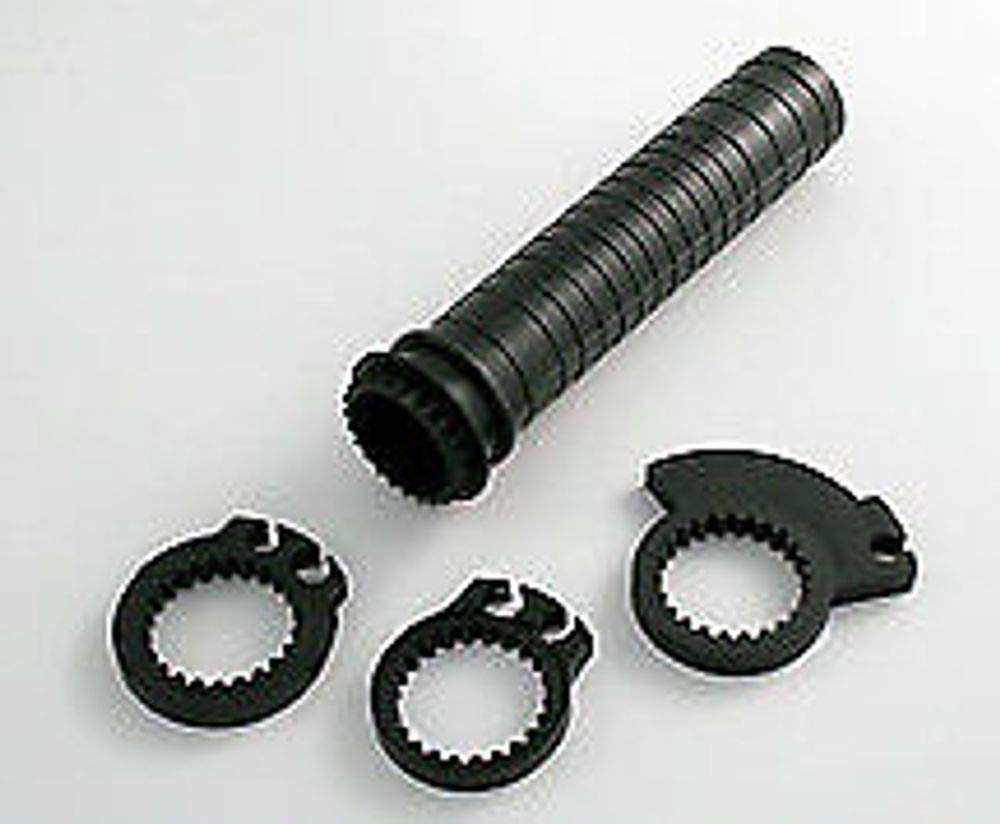 ShinYo Motorradgriffe Gasgriffdrehhülse universal für 22mm Lenker, Unisex, Multipurpose, Ganzjährig, Kunststoff, schwarz ShinYo Motorradgriffe Gasgriffdrehhülse universal für 22mm Lenker, Unisex, Multipurpose, Ganzjährig, Kunststoff, schwarz von - Kein Hersteller -