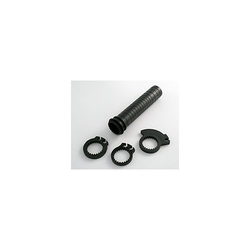 ShinYo Motorradgriffe Gasgriffdrehhülse universal für 22mm Lenker, Unisex, Multipurpose, Ganzjährig, Kunststoff, schwarz von - Kein Hersteller -