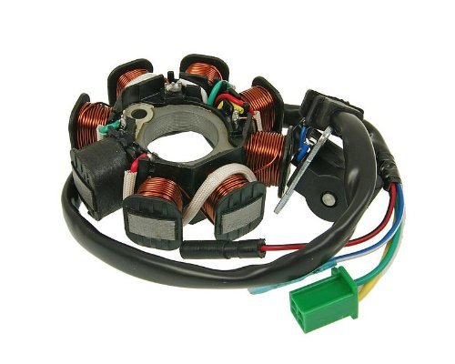 Lichtmaschine Stator 8 Spulen für Rex (Jinan Qingqi, Shenke) RS 125 (QM125T-10D) von Unbekannt