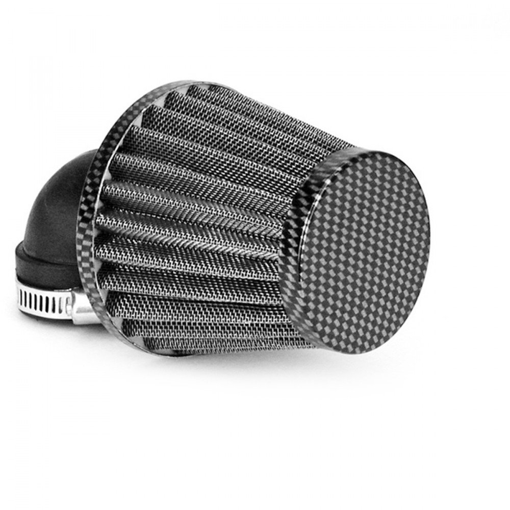 Luftfilter TNT Stahlgewebe Carbon - Look, gewinkelt 90 Grad, Anschluss 28 / 35mm Luftfilter TNT Stahlgewebe Carbon - Look, gewinkelt 90 Grad, Anschluss 28 / 35mm von UNKNOWN