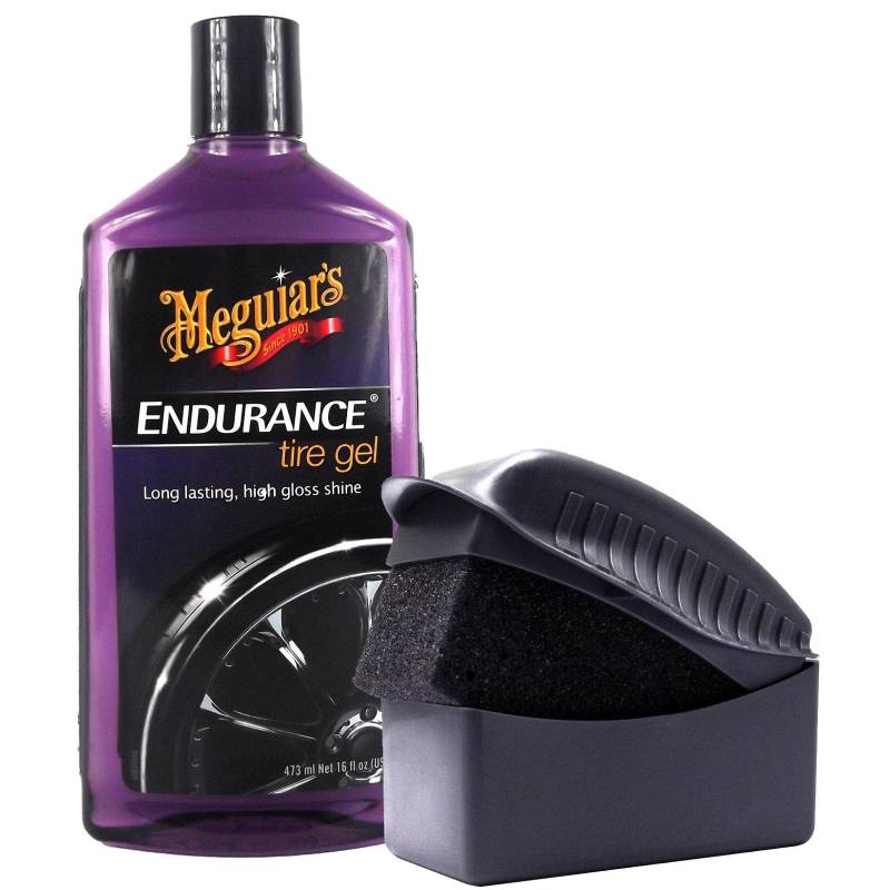 MEGUIAR'S MEGUIARS Endurance High Gloss Reifenglanz Reifenglanzgel Reifenpflege 473 ml & Tyre Dressing Schwamm Auftragsschwamm von Unbekannt