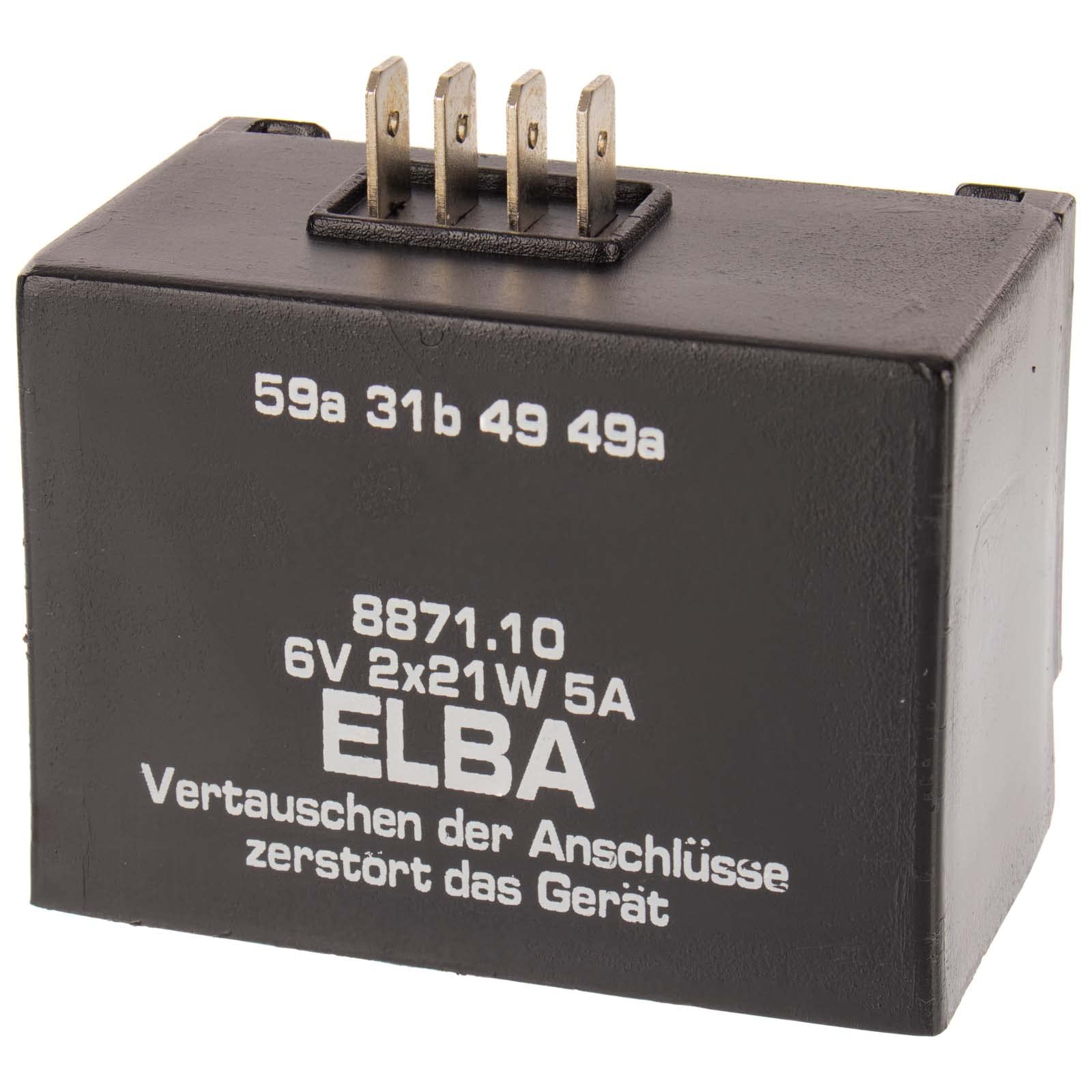 MZA ELBA 6V 8871.10/1 - für Blinker 2 x 21W - Simson SR50 von MZA