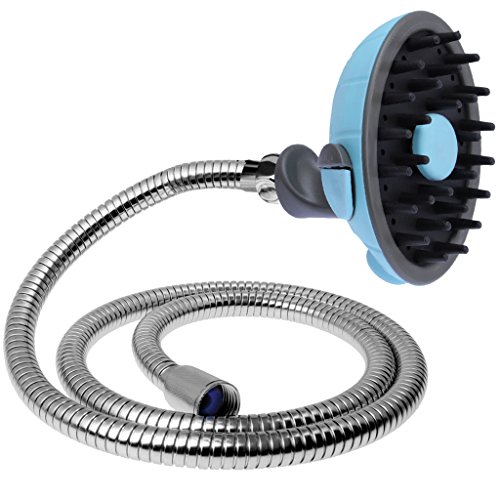 MagiDeal Haustier Duschkopf Handbrause mit Schlauch und Massage Bürste für Tierdusche Hundedusche - Blau MagiDeal Haustier Duschkopf Handbrause mit Schlauch und Massage Bürste für Tierdusche Hundedusche - Blau von Unbekannt
