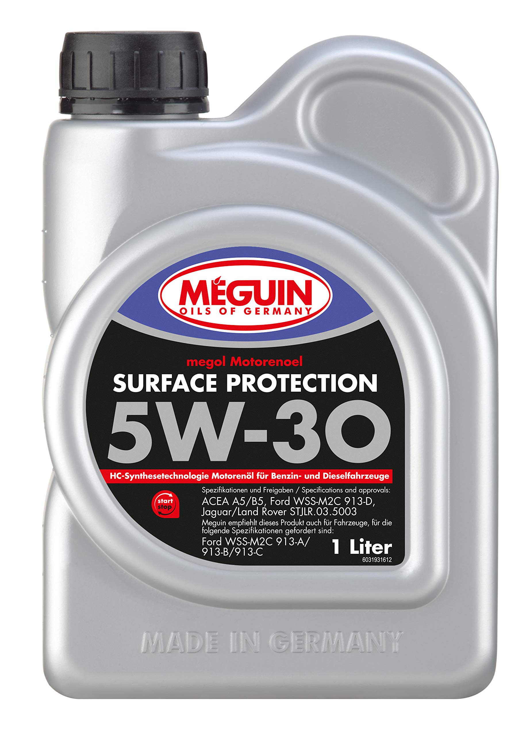 Meguin Megol Surface Protection SAE 5W-30 | 1 L | Synthesetechnologie Motoröl | Art.-Nr.: 3193 von Meguin