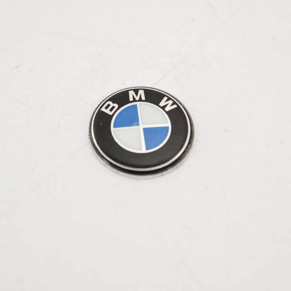 ORIGINAL BMW Schlüsselemblem Emblem Aufkleber für Schlüssel 11 mm 66122155754, Aluminium, Mehrfarbig von BMW