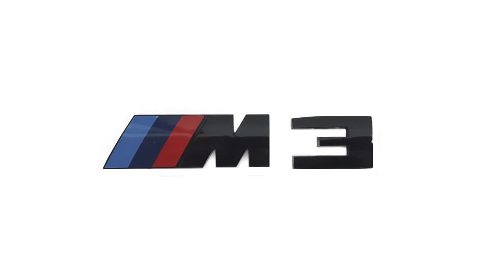 Original M3 Emblem Logo M-schwarz von BMW