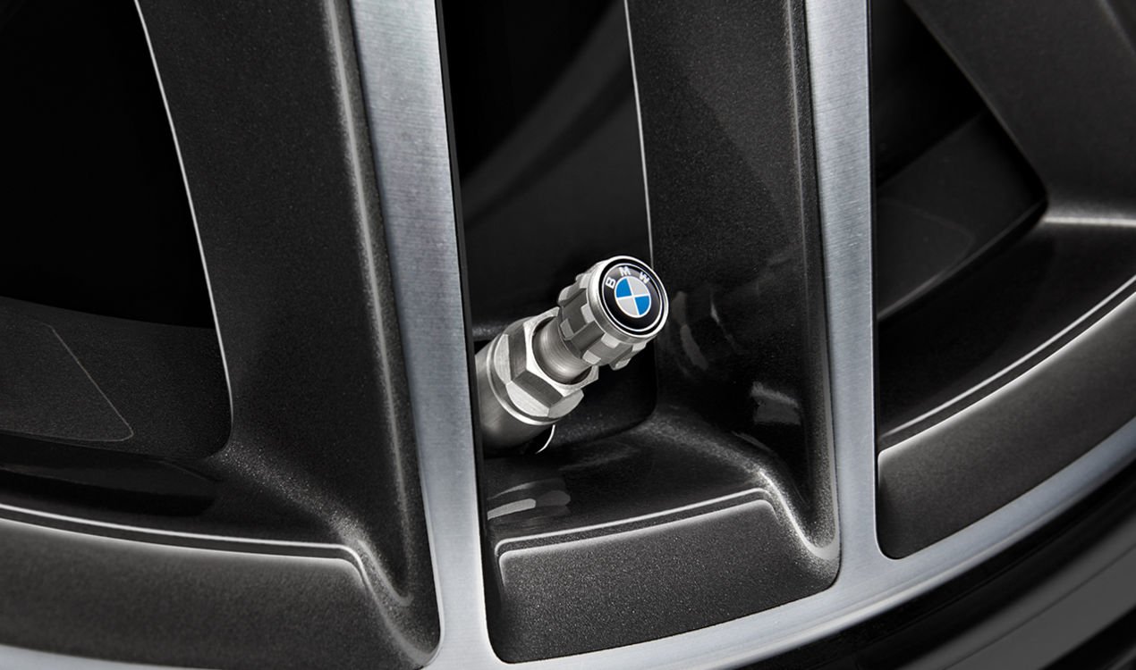 Originale BMW Luftventil-/Staubschutzkappen für PKW-Reifen, 36122447401, 4 Stück von BMW