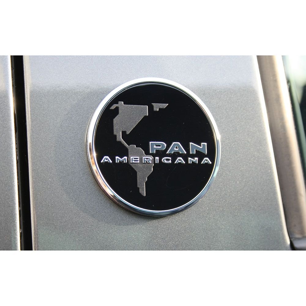 PANAMERICANA Plakette T6 Emblem seitlich satinschwarz chrom von Volkswagen