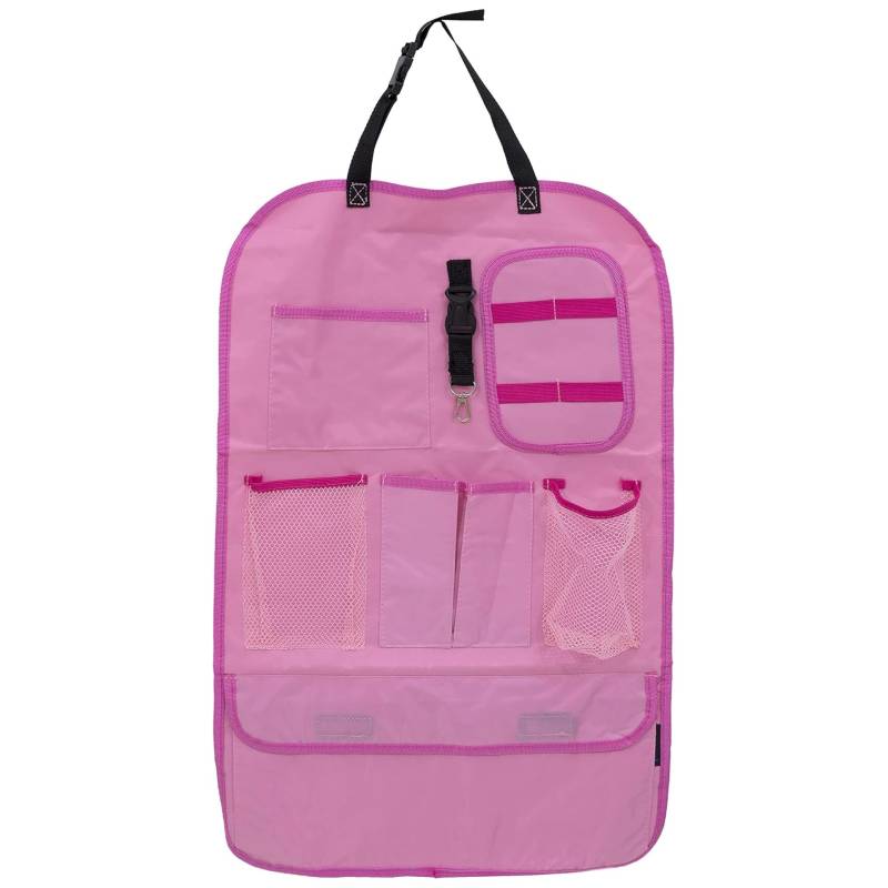 Petex Rücksitzorganiser Rückenlehnenschutz Auto, ca. 41 x 64 cm, pink von PETEX