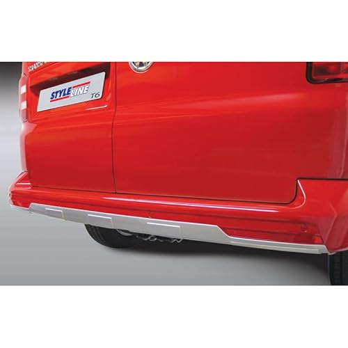 RGM Heckschürzenansatz 'Skid-Plate' kompatibel mit Volkswagen Transporter T6 2015-2020 & T6.1 2020- (mit Hecktüren) Silber von RGM