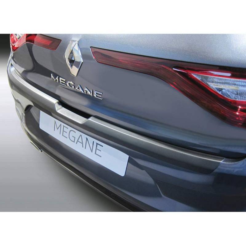 ABS Heckstoßstangenschutz kompatibel mit Renault Megane IV 5-türer 2016-2020 Schwarz von RGM