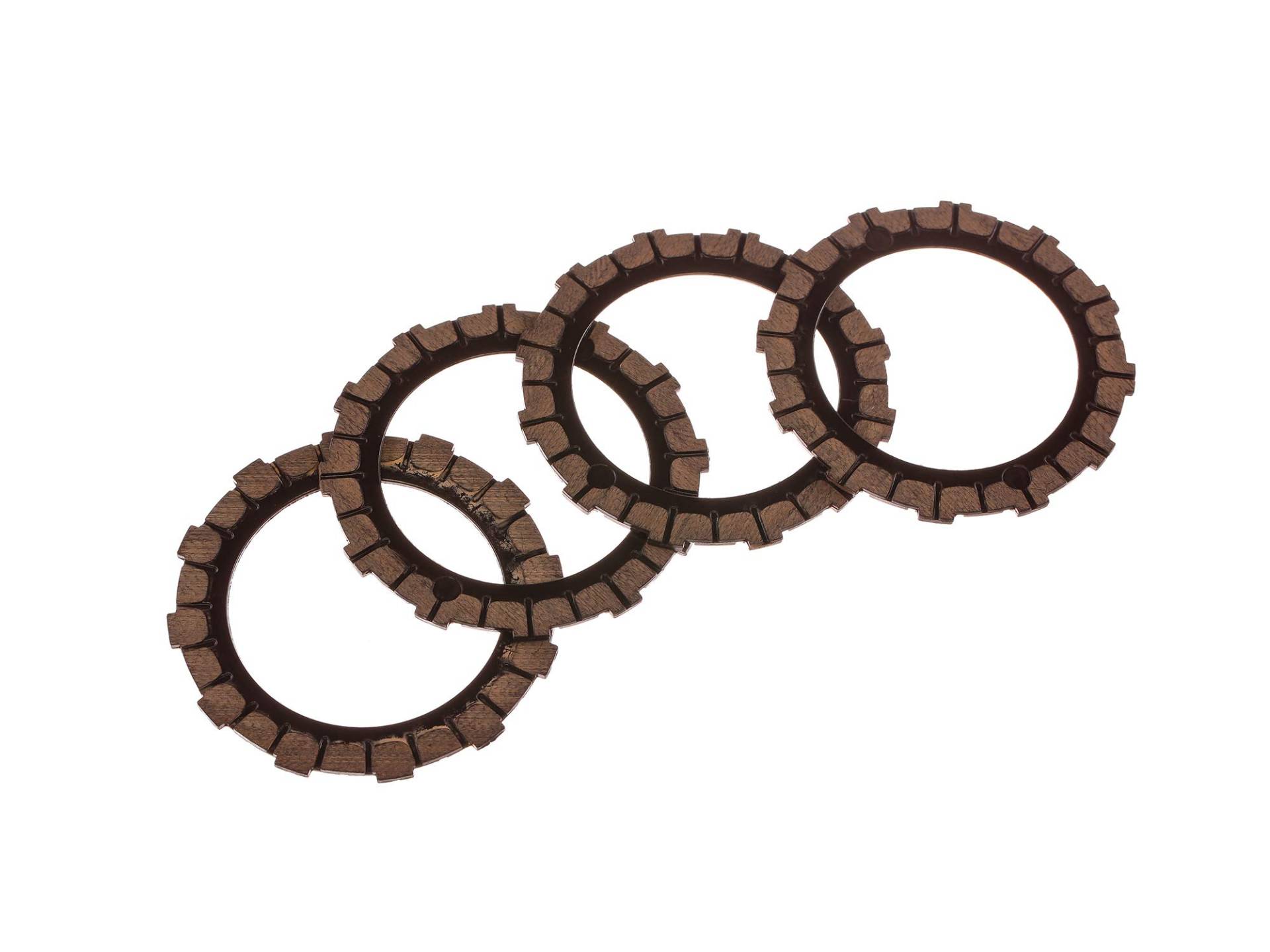 Set: 4x Kupplungsscheiben A12 - für Simson S50, S51, KR51 Schwalbe, MS50, SR50, S53, S70, SR80, S83 Set: 4x Kupplungsscheiben A12 - für Simson S50, S51, KR51 Schwalbe, MS50, SR50, S53, S70, SR80, S83 von Renner Automotive