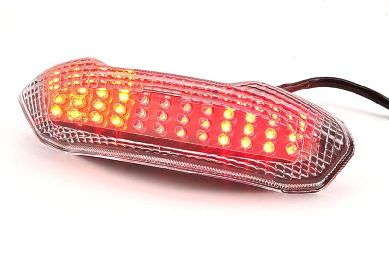 Rücklicht STR8 Lexus LED, inkl. Blinkerfunktion für Piaggio NRG Power, mit Prüfzeichen von UNKNOWN