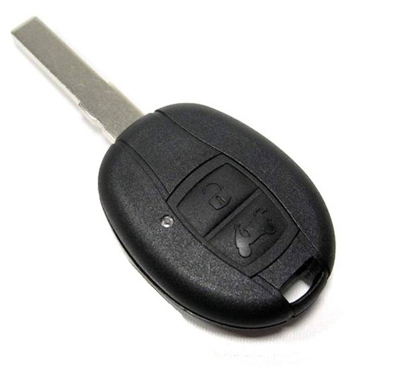 Schlüsselrohling Piaggio mit Transponder, Bart 36 mm, 2 Tasten, Innenbahnschlüssel für MP3 / X8 / X-Evo, 621306 von PIAGGIO