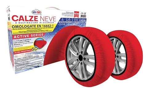 Schneesocken mit europäischer Zulassung EN 16662-1 für Autos, Lieferwagen, Wohnmobile, einfache Montage, XXL von F3000