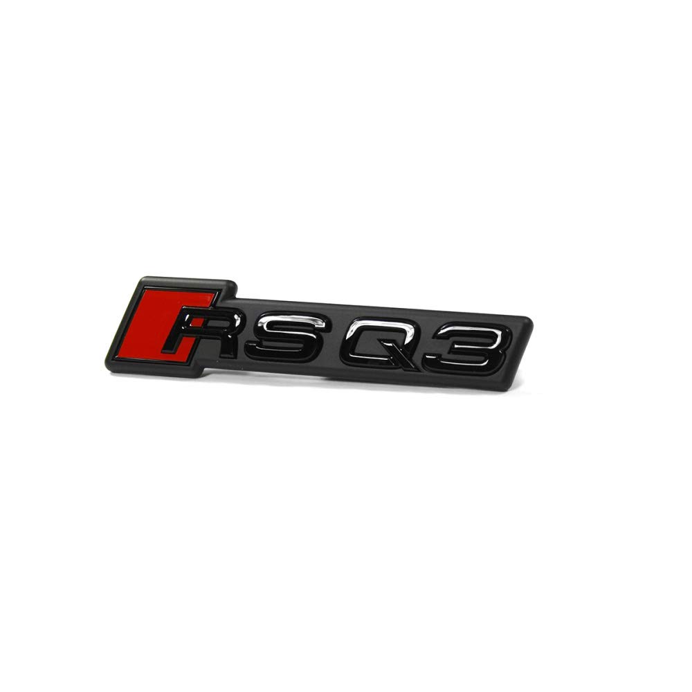 Original Audi RSQ3 Schriftzug Emblem Logo Schwarz Front Kühlergrill von Audi