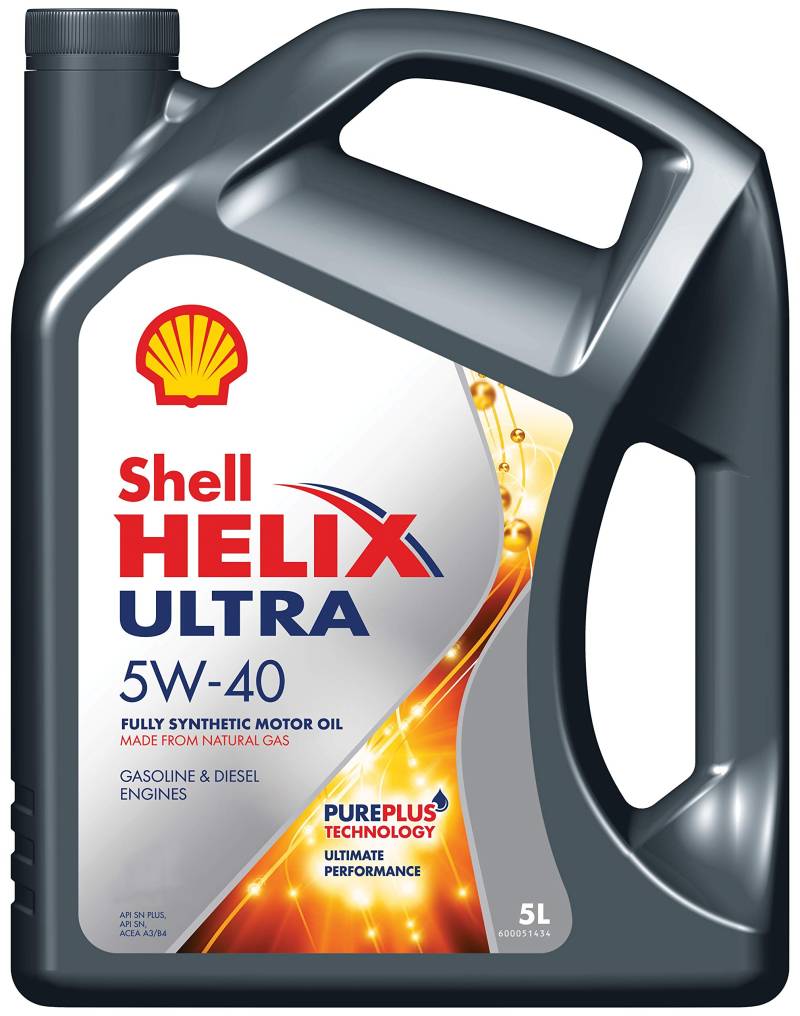 Shell 550042318 Helix Ultra 5W40 Motoröl, 5 l von Shell