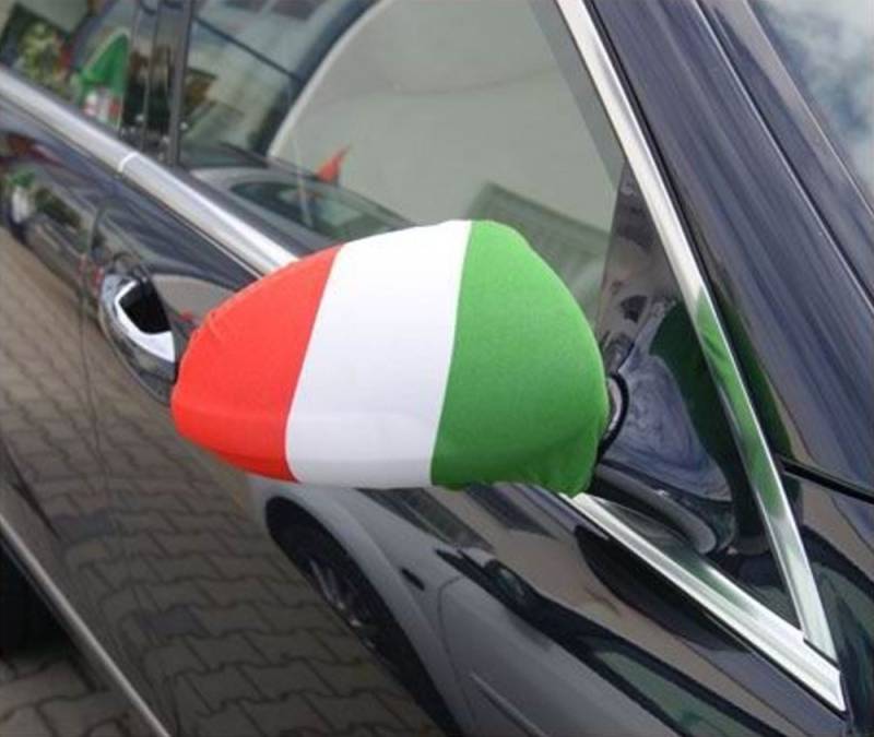 Unbekannt Spiegelflagge/Spiegelfahne Italien 1 Paar, Auto/PKW Rückspiegel/Autospiegel Fahne/Flagge/Überzug von Unbekannt
