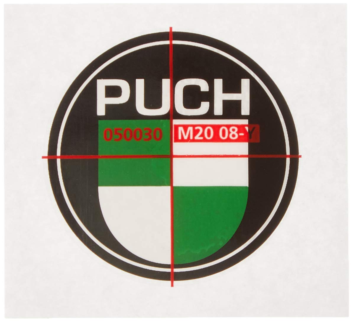 Sticker/Plakette Puch (grün/weiß) von Artist Unknown