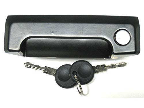 TFS Türgriff Griff (Außen) Schiebetüre Rechts + 2X Schlüssel für VW T4 ab 1990-2003, Schwarz, Edelstahl, Rechts, 1 Stück von Unbekannt