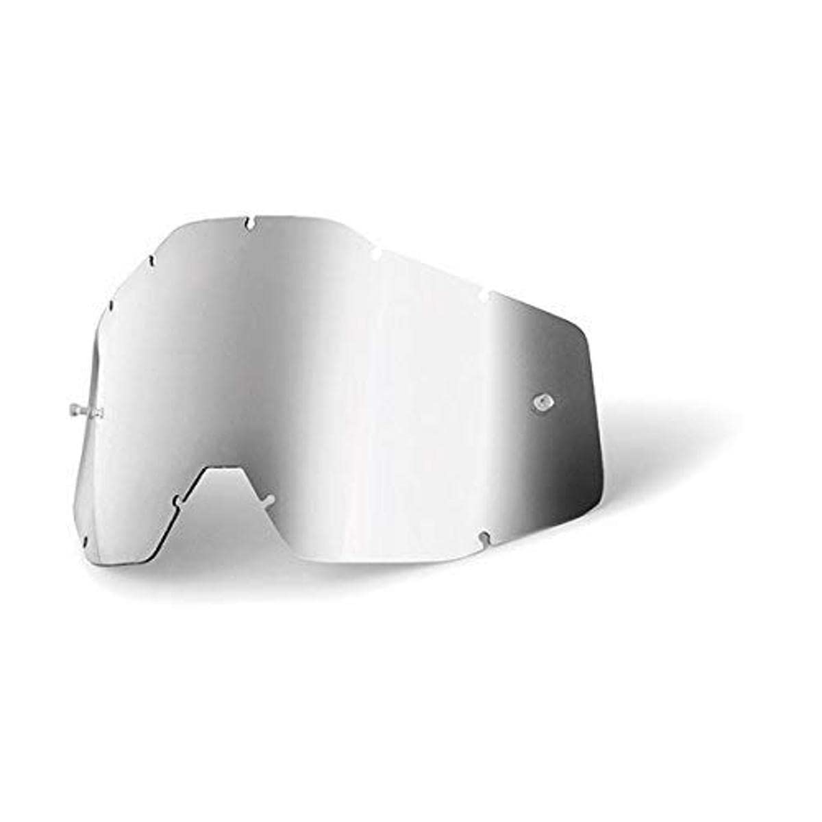 100% RACECRAFT/ACCURI/STRATA Ersatzlinse Spiegel Anti-Nebel, Silber , Größe One Size von 100%