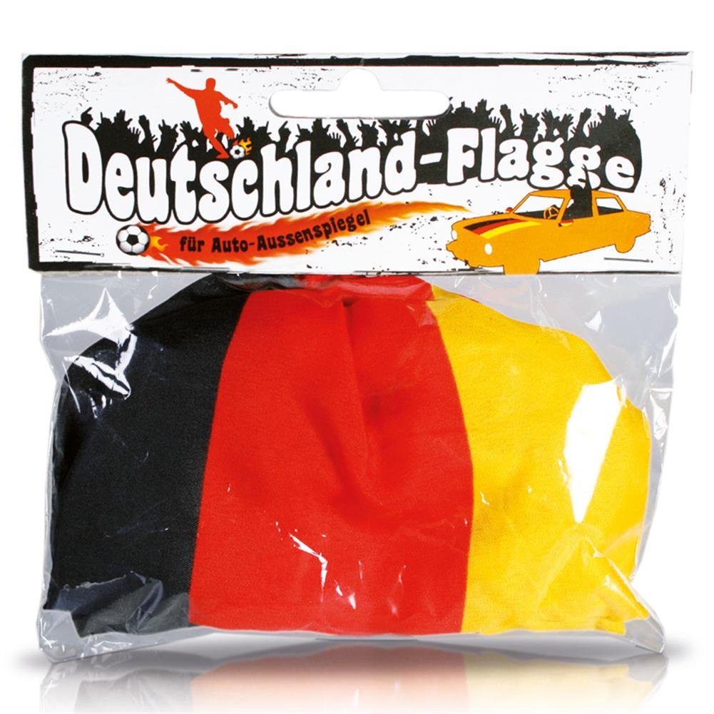Unbekannt 4er Set Spiegelflagge/Spiegelfahne Deutschland Auto/PKW Rückspiegel/Autospiegel Fahne/Flagge/Überzug von Unbekannt