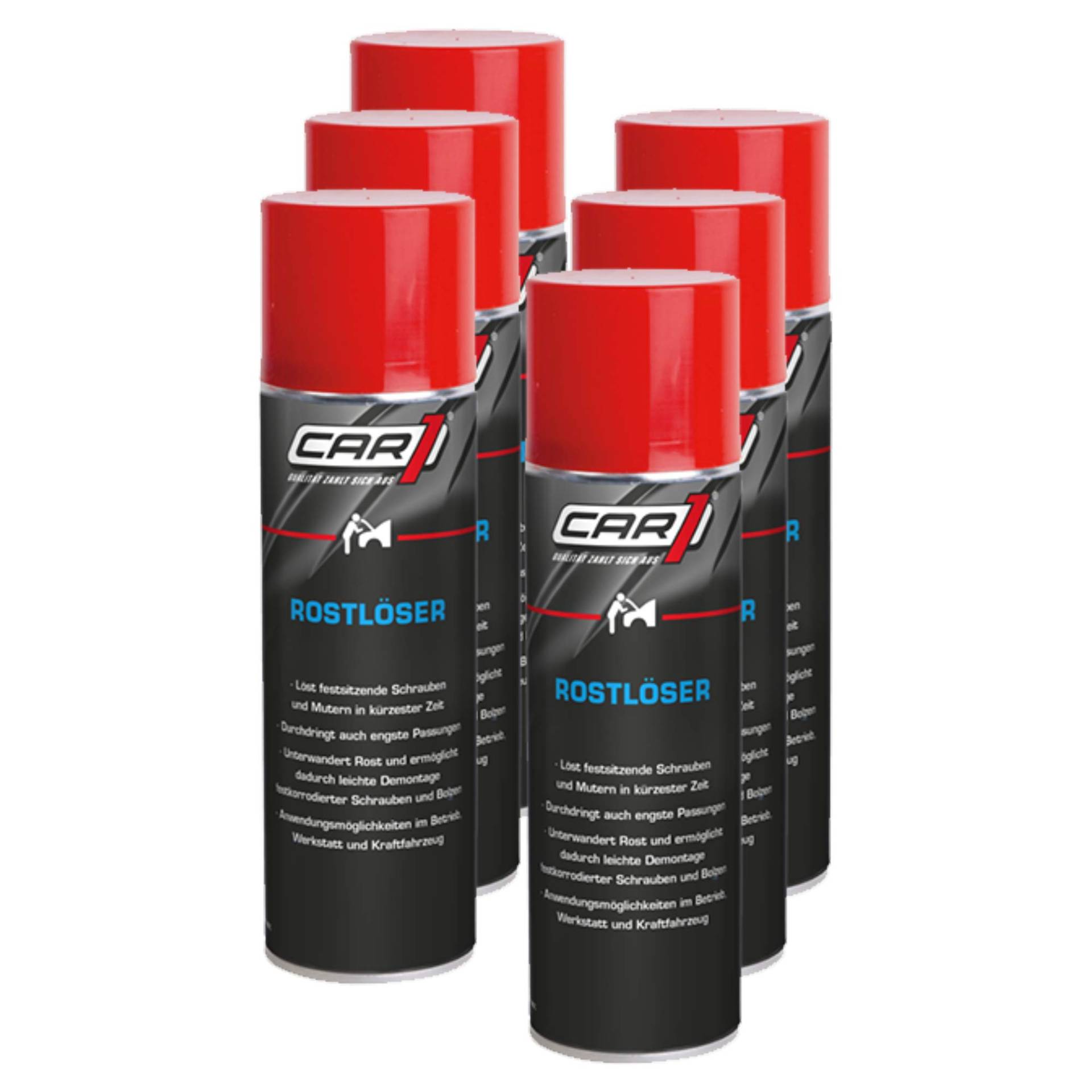 Unbekannt 6X Car1 Rostlöser Spray Muttern Schrauben 300 Ml Unbekannt 6X Car1 Rostlöser Spray Muttern Schrauben 300 Ml von Unbekannt