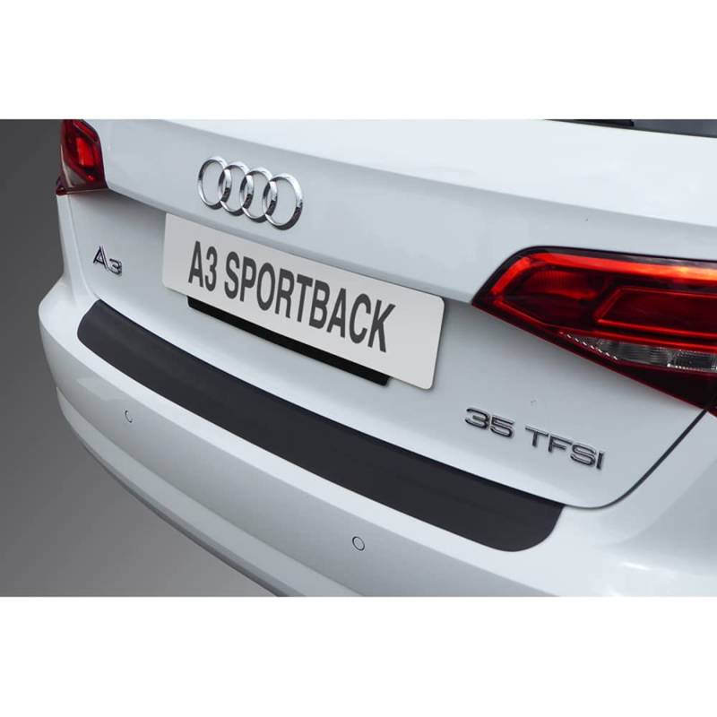 RGM ABS Heckstoßstangenschutz kompatibel mit Audi A3 (8V) Sportback Facelift 05/2016-04/2020 inkl. S-Line/S3/RS3 - Schwarz von RGM