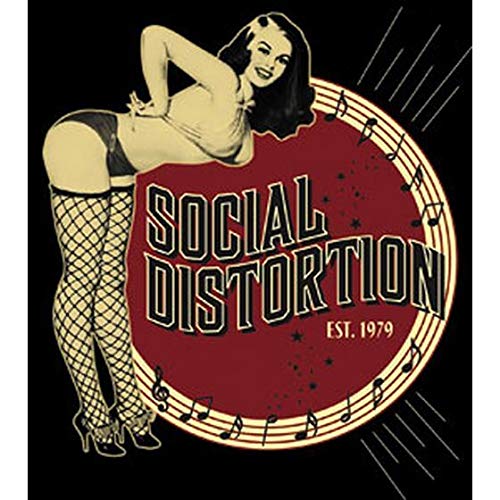 Unbekannt Aufkleber Social Distortion Sticker Punk-Rock Rockabilly Musik Bands von Unbekannt