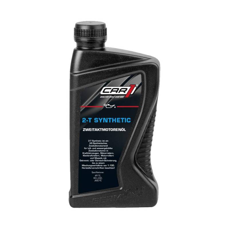 Unbekannt CAR1 Motoröl Zeitaktmotoröl 2-T HC-Synthetic Motor Motoren Öl enginge Oil 1L von Unbekannt