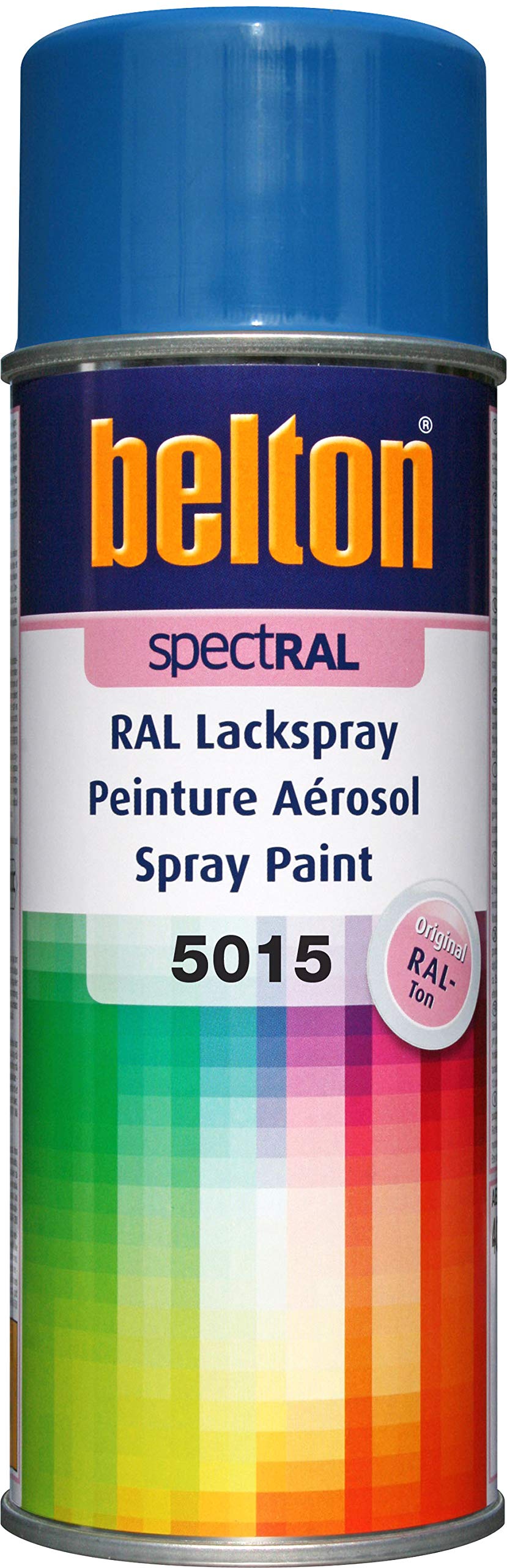belton spectRAL Lackspray RAL 5015 himmelblau, glänzend, 400 ml - Profi-Qualität von belton