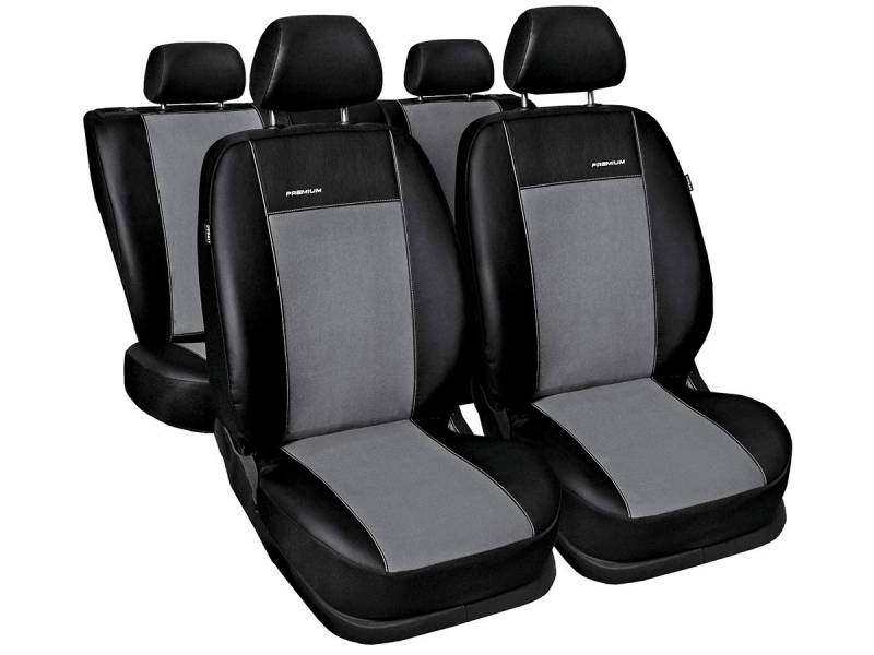 Unbekannt OPEL Astra Sitzbezüge nach Maß Autoplanen perfekte Passform Schonbezüge Sitzschoner Velour + Strickpolster ®Auto-schmuck (Astra 5 grau) von Unbekannt
