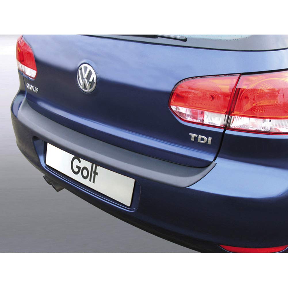 RGM ABS Heckstoßstangenschutz kompatibel mit Volkswagen Golf VI 2008-2012 Schwarz von RGM