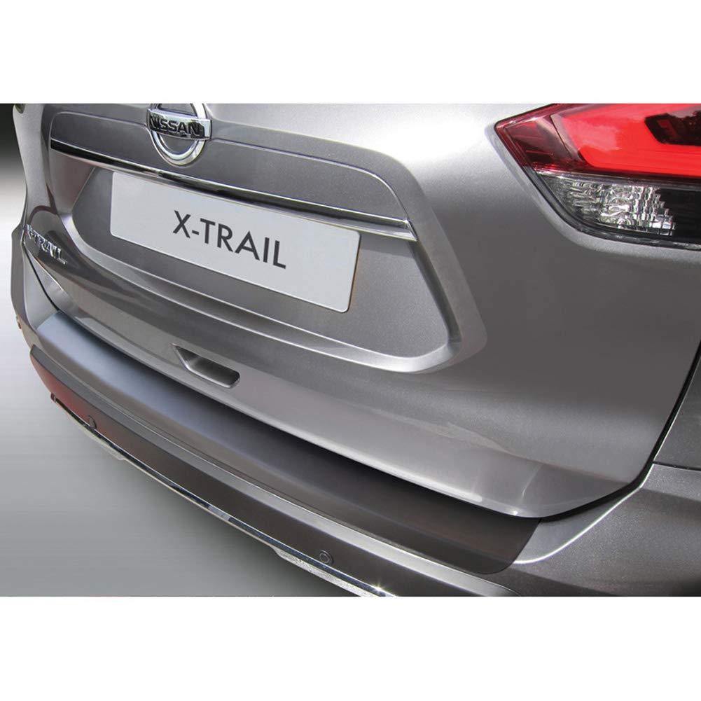 ABS Heckstoßstangenschutz kompatibel mit Nissan X-Trail 2017-2022 Schwarz von RGM