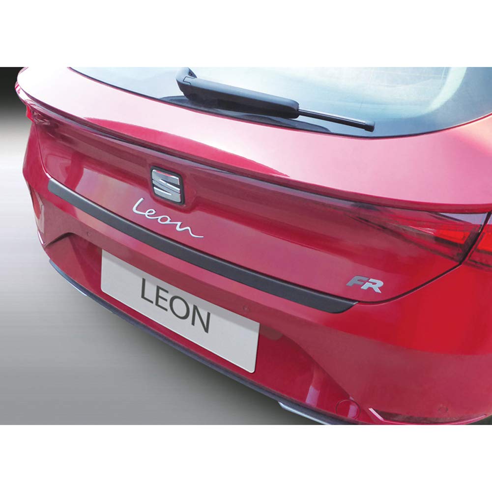 Unbekannt ABS Heckstoßstangenschutz kompatibel mit Seat Leon IV HB 5-türer 2020- Schwarz von RGM
