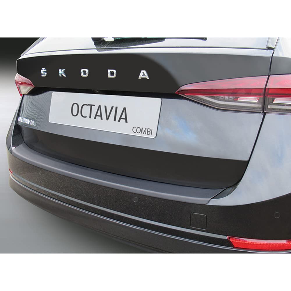 RGM ABS Heckstoßstangenschutz kompatibel mit Skoda Octavia IV (NX5) Combi 2020- Schwarz, Mattschwarz von RGM