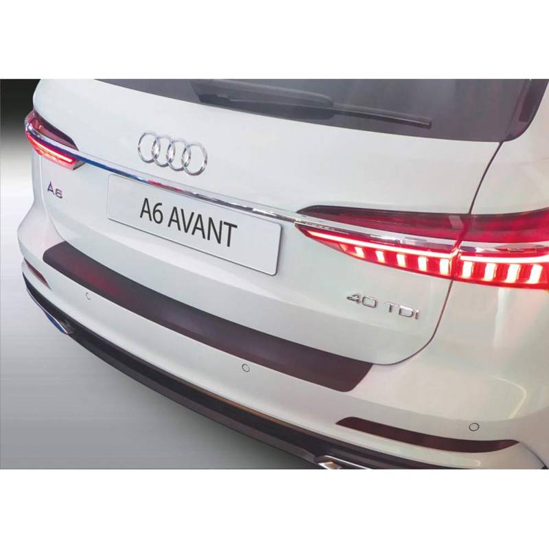 RGM ABS Heckstoßstangenschutz kompatibel mit Audi A6 (C8) Avant incl. S-Line 2018- Schwarz, Mattschwarz von RGM