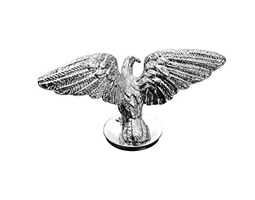 Highway Hawk Statue Offene Flügel Adler Verchromt Kotflügel Ornament Kühlerfigur Maskottchen von Highway Hawk